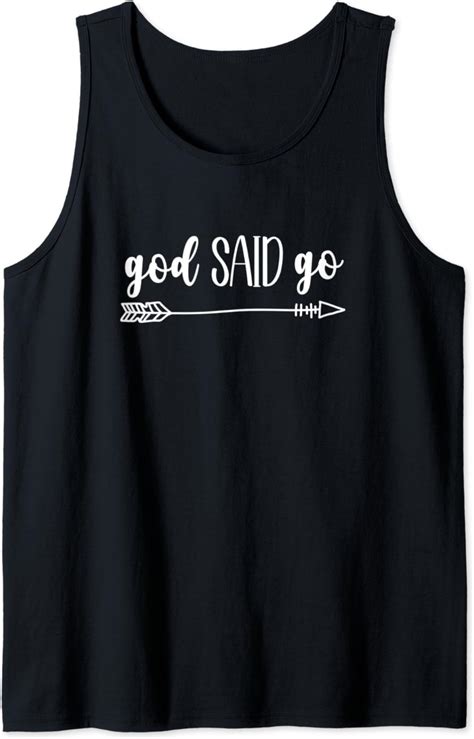 god said go t-shirts by melody holt